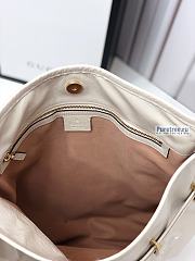 GUCCI | 1955 Horsebit Messenger Bag White Leather - 38 x 35 x 5cm - 2