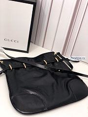 GUCCI | 1955 Horsebit Messenger Bag Black Leather - 38 x 35 x 5cm - 5