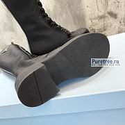 PRADA | Brushed Leather And Re-Nylon Boots In Black 1W906M - 5cm - 2