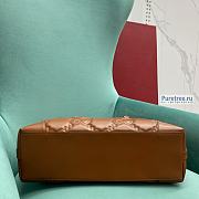 GUCCI | GG Matelassé Leather Medium Tote In Brown - 38 x 28 x 14cm - 6