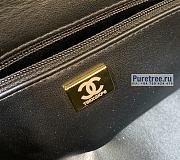 CHANEL | Classic Handbag Embroidered Satin & Sequins - 20cm - 4