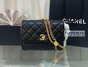 CHANEL | Mini Flap Bag Black Lambskin 3378 - 20 x 15 x 9cm - 1