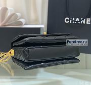 CHANEL | Mini Flap Bag Black Lambskin 3378 - 20 x 15 x 9cm - 2