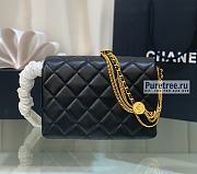CHANEL | Mini Flap Bag Black Lambskin 3378 - 20 x 15 x 9cm - 3