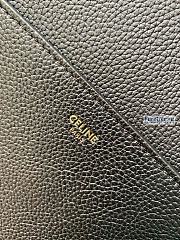 CELINE | Sangle Bucket Bag In Black Soft Grained Calfskin - 23 x 33 x 17cm - 4