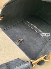 CELINE | Sangle Bucket Bag In Black Soft Grained Calfskin - 23 x 33 x 17cm - 6