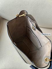 CELINE | Sangle Bucket Bag In Taupe Soft Grained Calfskin - 23 x 33 x 17cm - 5