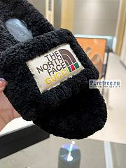 The North Face x Gucci Slide Black Merino Wool - 2