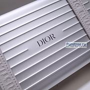 Dior And Rimowa | Personal Pouch Gray/Beige - 13 x 20 x 6.5cm - 3