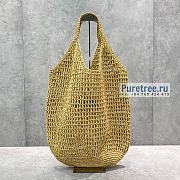 PRADA | Raffia Tote Bag In Tan 1BG424 - 51 x 45cm - 3