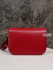 GUCCI | Horsebit 1955 Shoulder Bag Red Leather - 25 x 18 x 8cm - 5