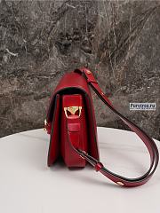 GUCCI | Horsebit 1955 Shoulder Bag Red Leather - 25 x 18 x 8cm - 4