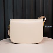 GUCCI | Horsebit 1955 Shoulder Bag White Leather - 25 x 18 x 8cm - 6