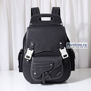 DIOR | Maxi Gallop Backpack Black Grained Calfskin - 33 x 47 x 13.5cm - 1