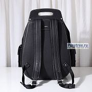 DIOR | Maxi Gallop Backpack Black Grained Calfskin - 33 x 47 x 13.5cm - 4