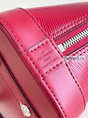 Louis Vuitton | Alma BB Framboise Epi Grained Leather M20610 - 23.5 x 17.5 x 11.5cm - 6