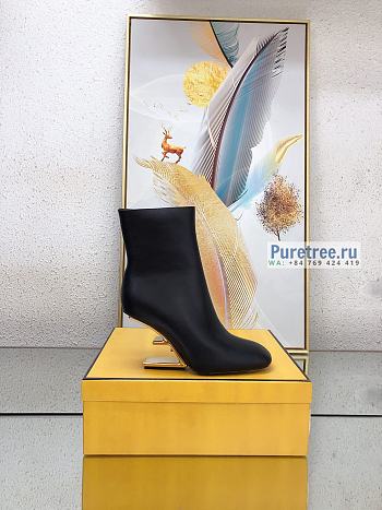 FENDI | First Black Nappa Leather High-heel Boots - 9.5cm