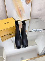 FENDI | First Black Nappa Leather High-heel Boots - 9.5cm - 4