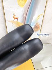 FENDI | First Black Nappa Leather High-heel Boots - 9.5cm - 6