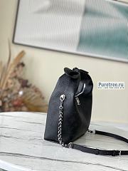 Louis Vuitton | Why Knot PM Black Mahina Calf Leather M20703 - 28 x 34 x 12cm - 3