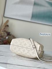 Louis Vuitton | Why Knot PM Cream Mahina Calf Leather M20700 - 28 x 34 x 12cm - 3