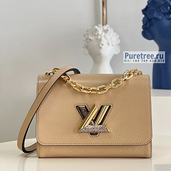 Louis Vuitton | Twist MM Galet Epi Grained Leather M59033 - 23 x 17 x 9.5cm