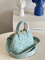 Louis Vuitton | Alma BB Bubblegram Leather Green M20855 - 24.5 x 18 x 12cm - 4