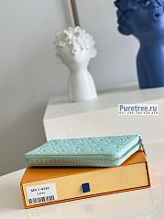 Louis Vuitton | Zippy Wallet Vert D'eau Green M81466 - 19.5 x 10.5 x 2.5cm - 6
