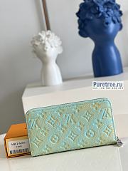 Louis Vuitton | Zippy Wallet Vert D'eau Green M81466 - 19.5 x 10.5 x 2.5cm - 3