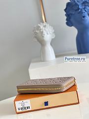 Louis Vuitton | Zippy Wallet Taupe Brown Lambskin M81511 - 19.5 x 10.5 x 2.5cm - 3