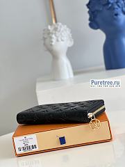 Louis Vuitton | Zippy Wallet Taupe Brown Lambskin M81510 - 19.5 x 10.5 x 2.5cm - 6