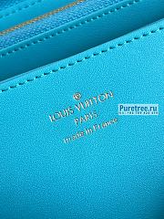 Louis Vuitton | Zippy Wallet Turquoise Blue Lambskin M81512 - 19.5 x 10.5 x 2.5cm - 2