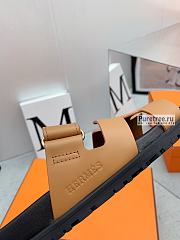 HERMES | Chypre Sandal Brown Calfskin - 6