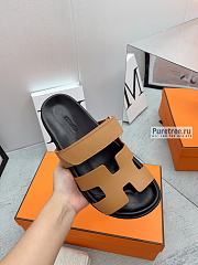 HERMES | Chypre Sandal Brown Calfskin - 5