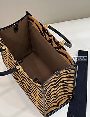 FENDI | Sunshine Medium Shopper Bag Tiger Motif - 35 x 31 x 17cm - 5