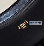 FENDI | O’Lock Swing Black Leather Pouch - 32 x 11 x 5cm - 6