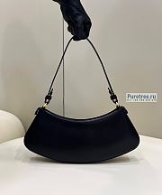 FENDI | O’Lock Swing Black Leather Pouch - 32 x 11 x 5cm - 3