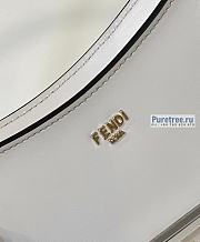 FENDI | O'Lock Swing White Leather Pouch - 32 x 11 x 5cm - 3