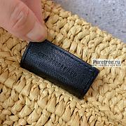 YSL | Rive Gauche Supple Tote Bag In Raffia Crochet - 38 x 35 x 14.5cm - 6