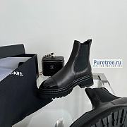 CHANEL | Ankle Boots Black Lambskin - 4cm - 6