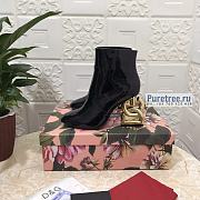 D&G | Patent Leather Ankle Boots With DG Pop Heel - 10.5cm - 1