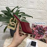 D&G | Red Patent Leather Mules - 7.5cm - 3