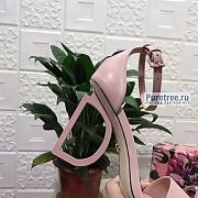D&G | Light Pink Calfskin Nappa Sandals With DG Heel - 10.5cm - 2