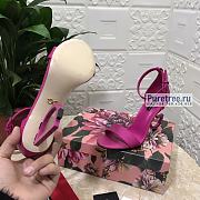 D&G | Pink Calfskin Nappa Sandals With DG Heel - 10.5cm - 4
