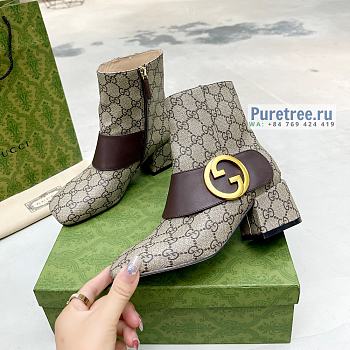 GUCCI | Blondie Ankle Boot GG Supreme Canvas - 5.5cm