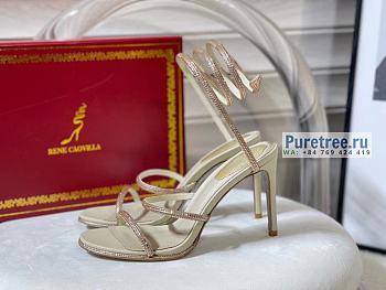 Rene Caovilla | High-heeled Sandals Cleo Beige - 10.5cm