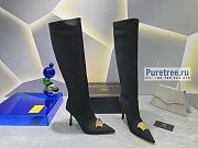 FENDACE | FF Jacquard Boots Black - 1
