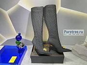 FENDACE | FF Jacquard Boots Black - 4