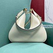 GUCCI | Attache Large Shoulder Bag White Leather - 35 x 30 x 4.5 cm - 3
