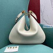 GUCCI | Attache Large Shoulder Bag White Leather - 35 x 30 x 4.5 cm - 5